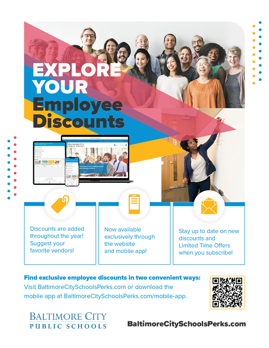 Baltimore City Public Schools Employee Discount Program - About the Program